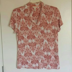 Soma rayon button up top